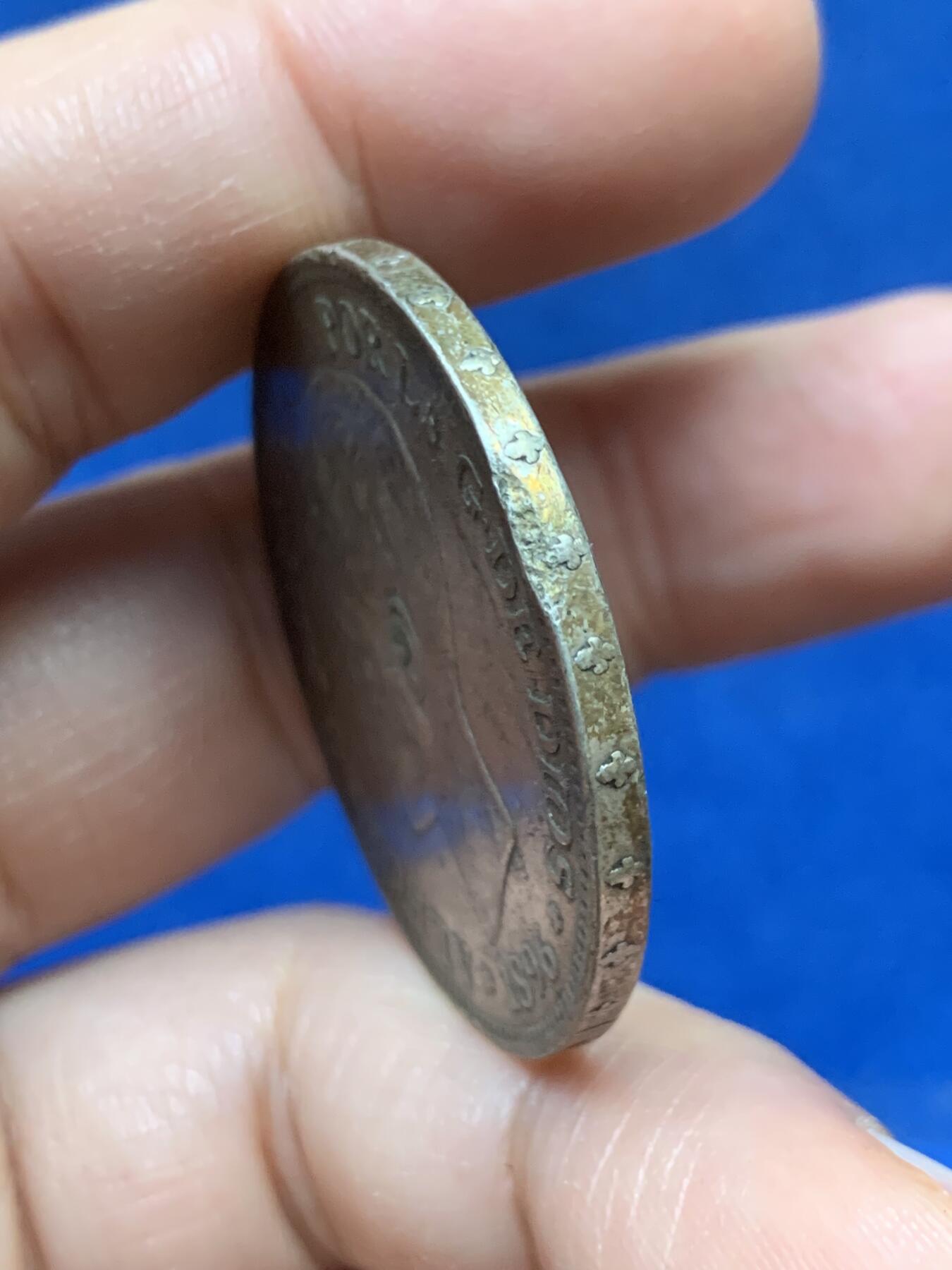 《竞宝斋》第446场 周日，周一，2场连拍 （全场包邮） 西班牙1896年阿方索十三世小孩头5比塞塔双柱银币 包浆漂亮 细节见图