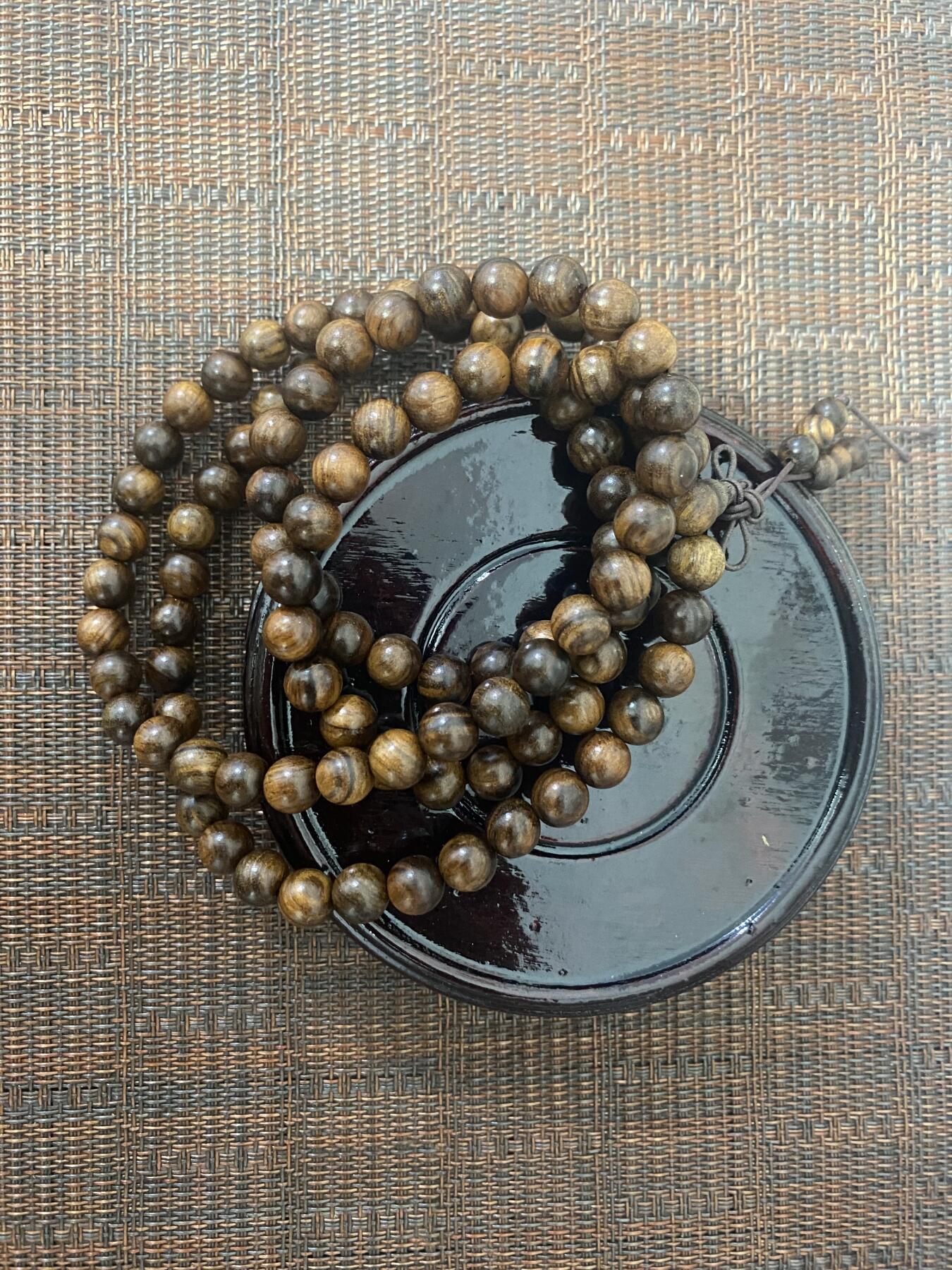 江南站杂件场 檀香木项链