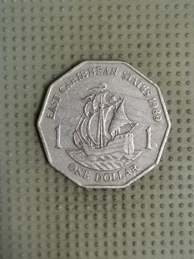 2025年第135场各国散币拍卖（总第135场） - 东加勒比1989年1元