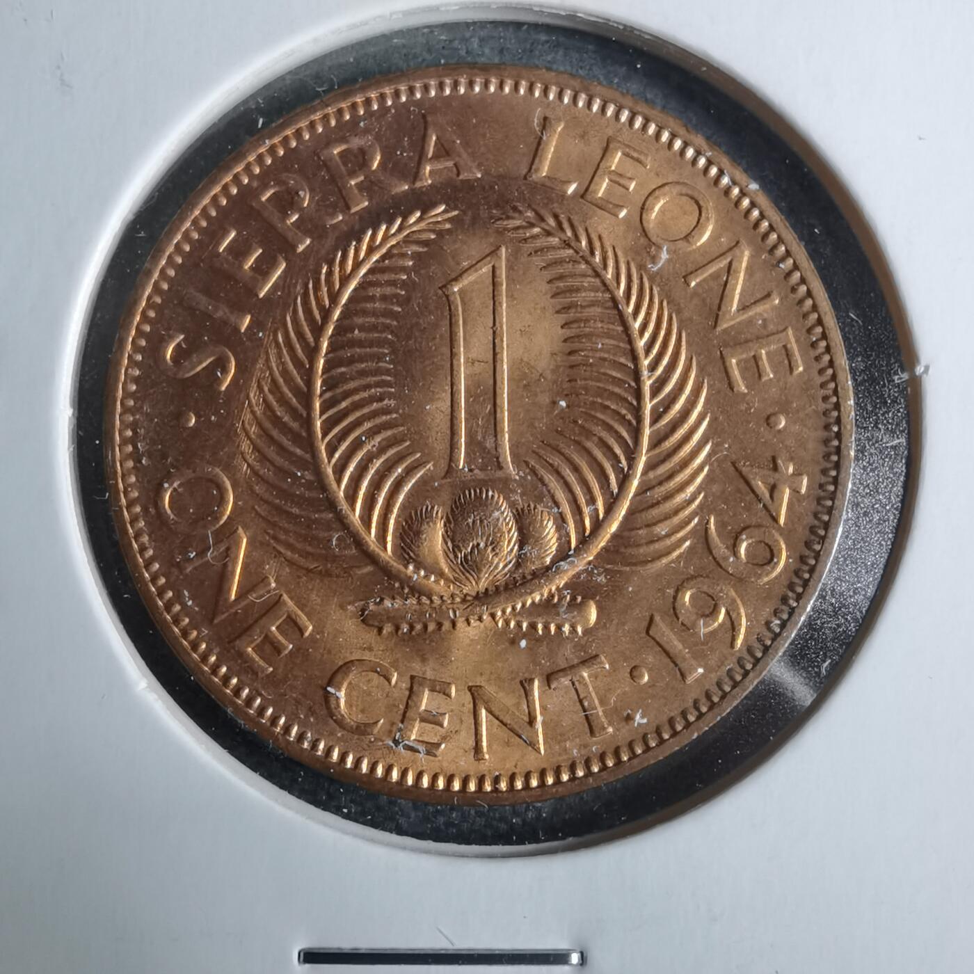 沼泽如烟--第925场 塞拉利昂1964年一分