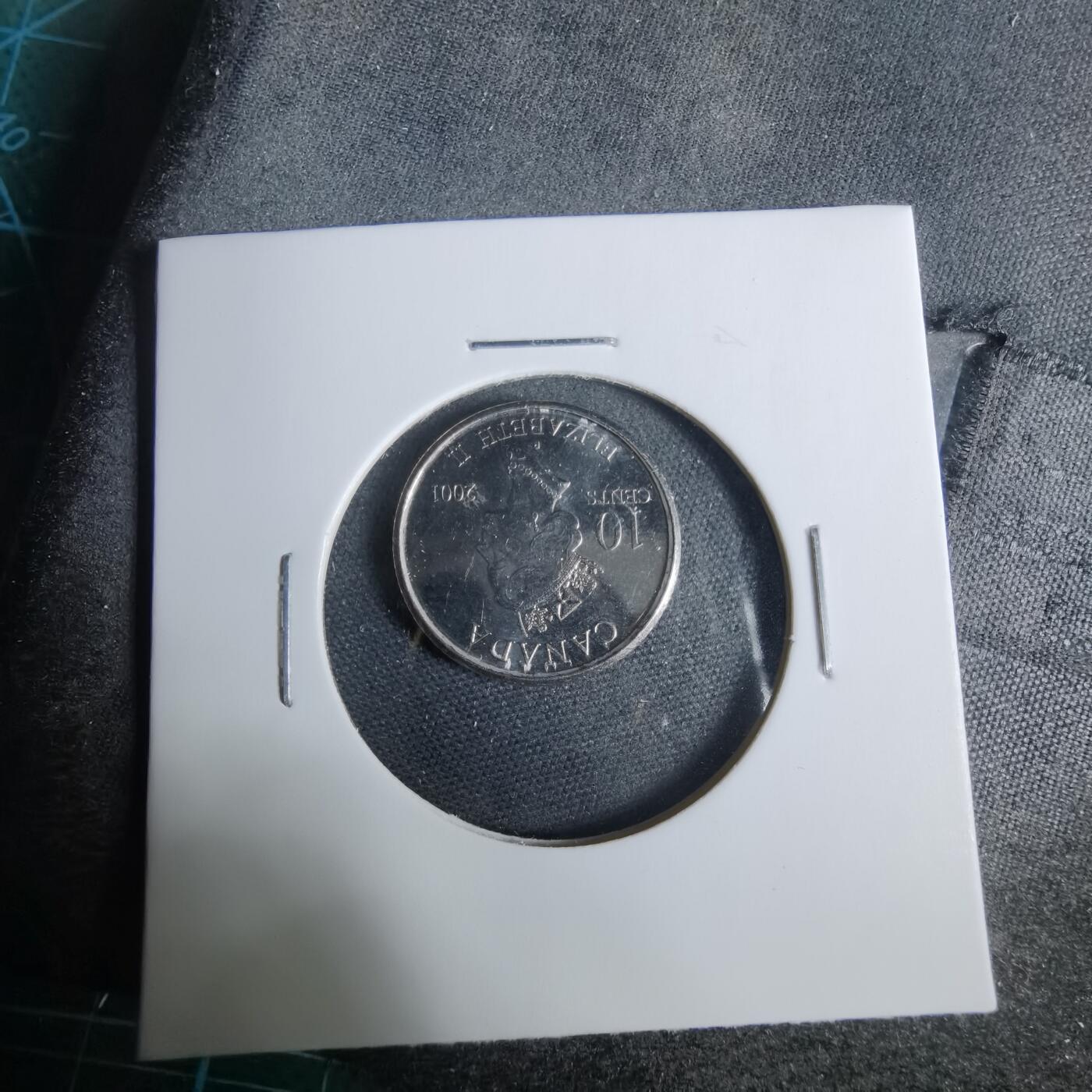 沼泽如烟--第925场 加拿大2001年十分纪念币