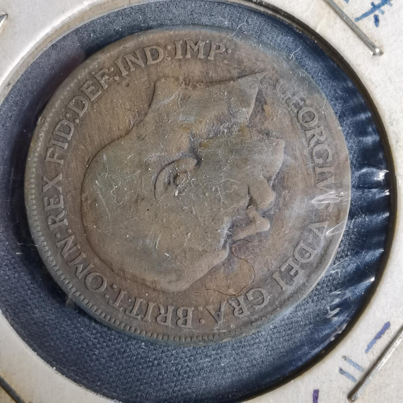 沼泽如烟--第925场 英国1921年1便士