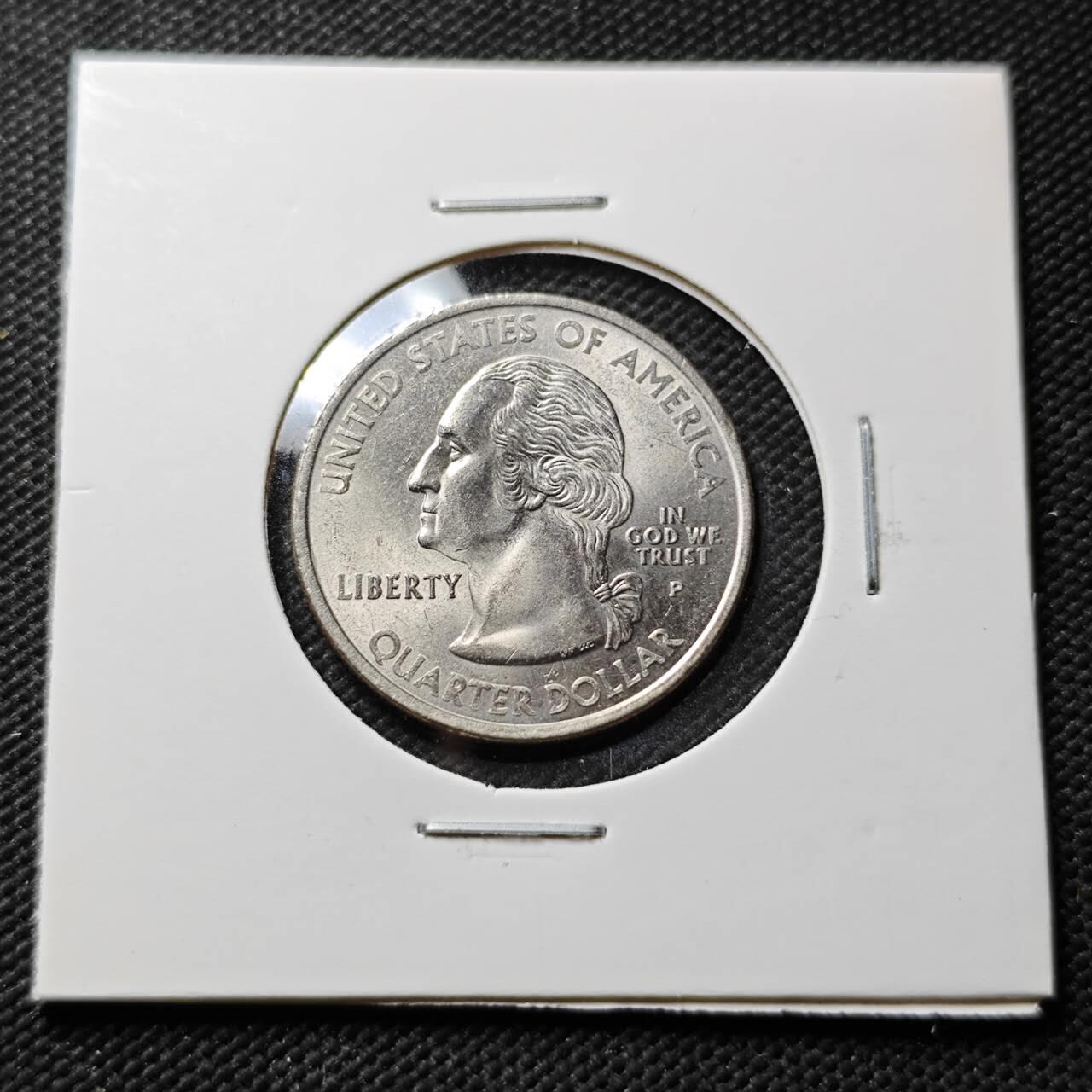 KK钱币收藏小铺 第376期  2月预留时间 周末发货  美国25分纪念币 好品