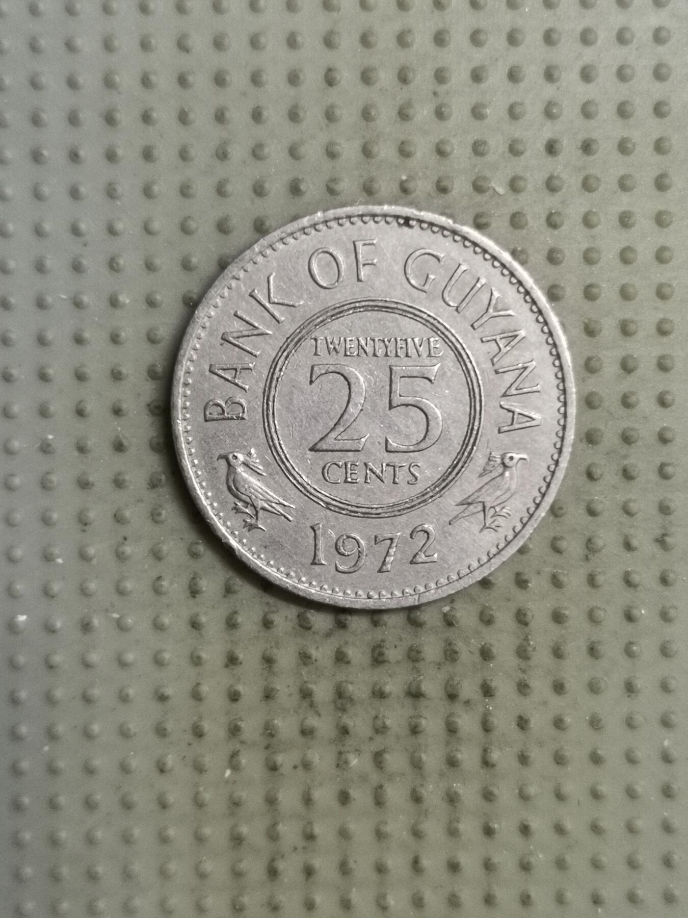 2025年第135场各国散币拍卖（总第135场） 乌拉圭1972年25分