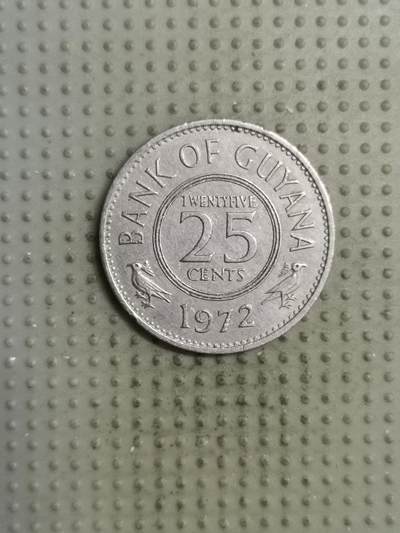 2025年第135场各国散币拍卖（总第135场） - 乌拉圭1972年25分