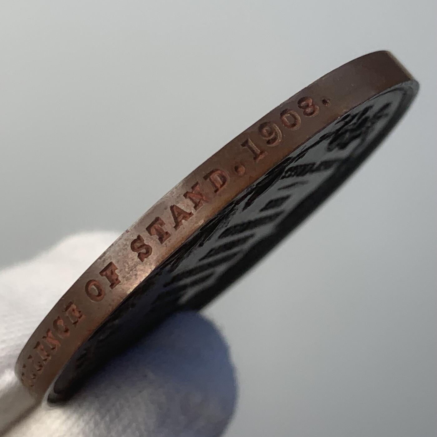 掌中浮雕-藏着的欧洲第045场 1833年英国皇家康沃尔理工学会詹姆斯·瓦特纪念铜章，45mm，42g，由皇家造币厂首席雕刻师W.Wyon设计制作，原盒