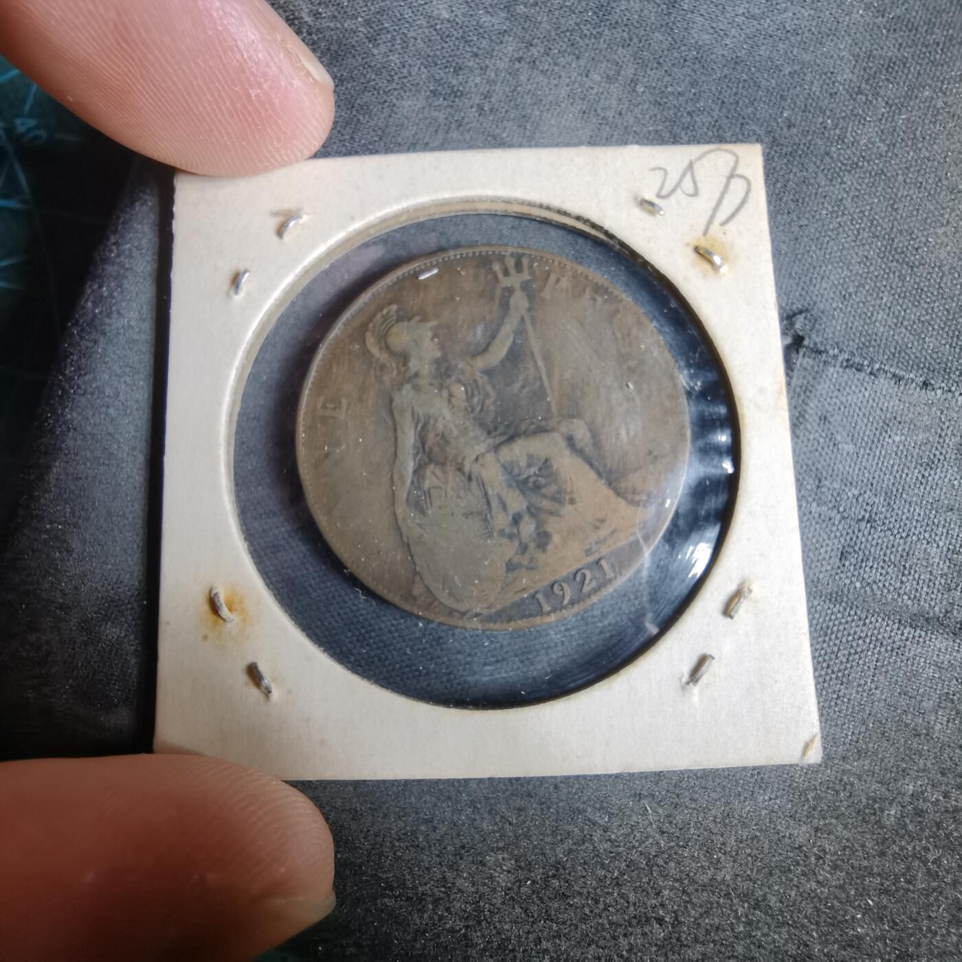 沼泽如烟--第925场 英国1921年1便士