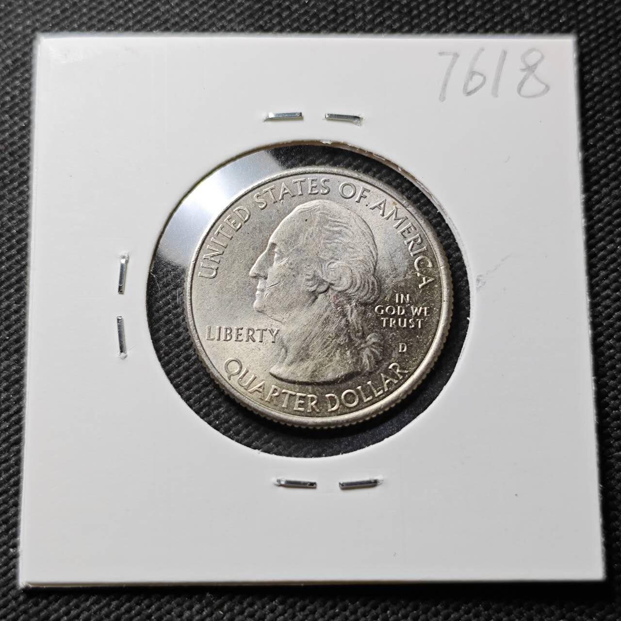 KK钱币收藏小铺 第376期  2月预留时间 周末发货  2015美国25分纪念币 好品