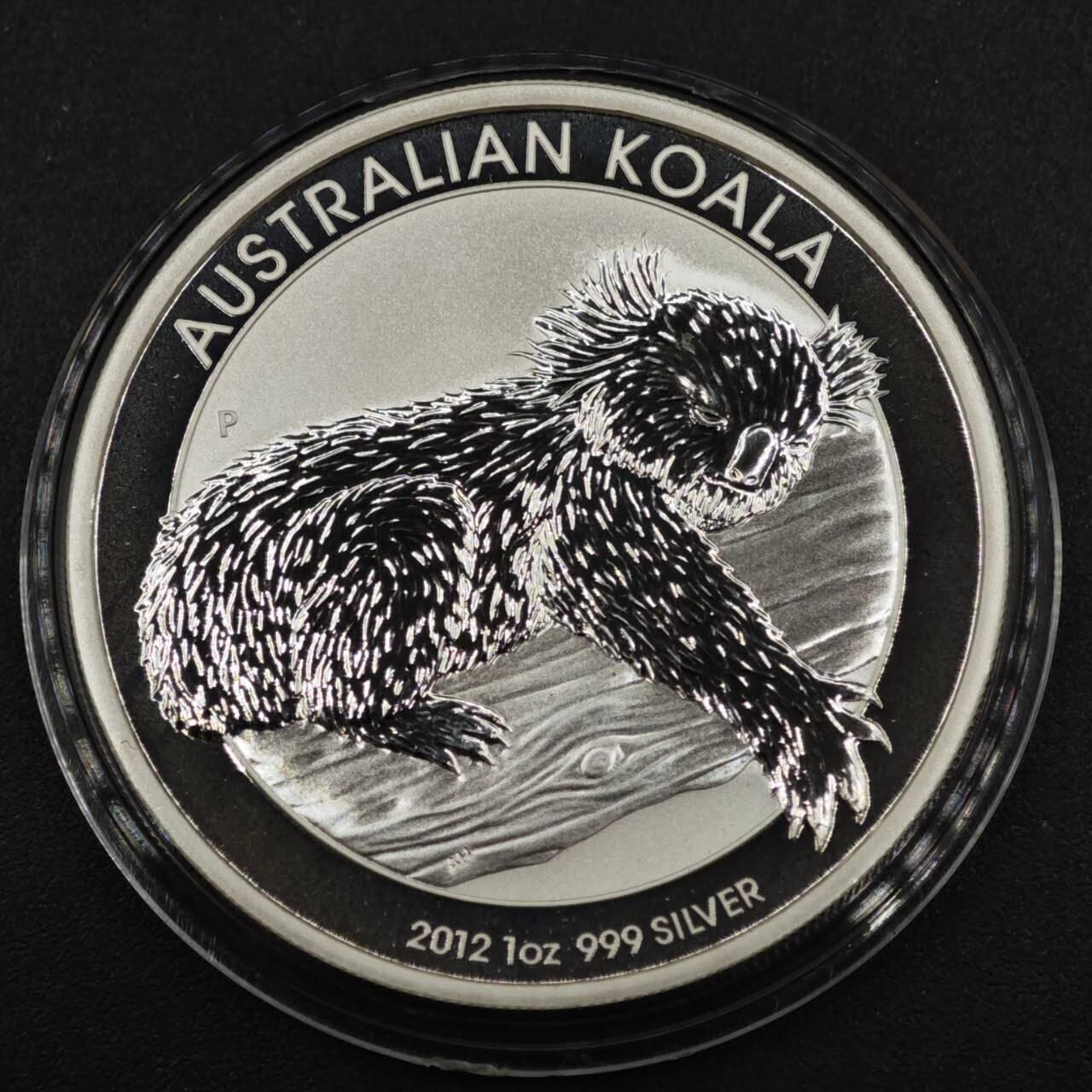 【淘币小摊】实时拍第八百二十二拍   银币套币场   满百包邮可预留二周 每周一统一发货   澳大利亚2012年考拉1盎司精制银币银价412