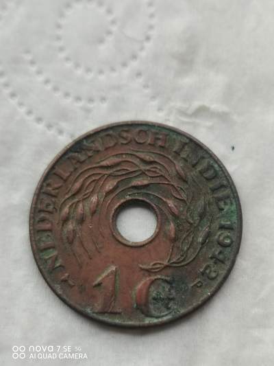 外国硬币 - 42年荷属东印度1分