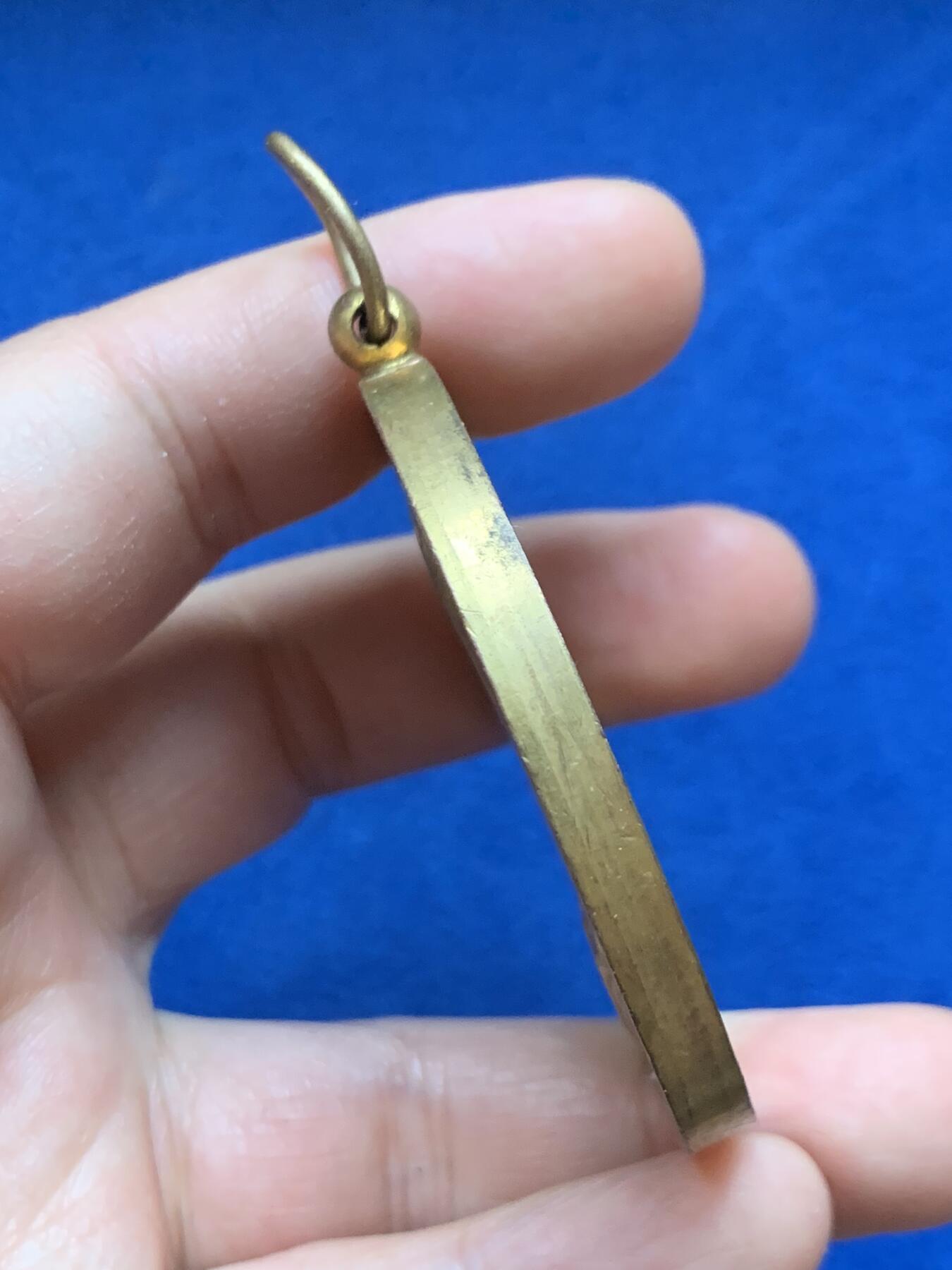 《竞宝斋》第446场 周日，周一，2场连拍 （全场包邮） 法国名人镀金铜章 86.4克 55.5mm