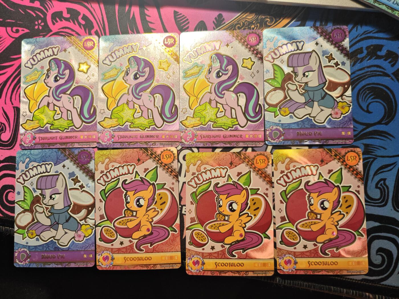 卡牌实验室开始第六次实验 【打包】卡游小马宝莉LSR×16