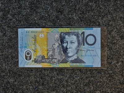 【礼羽收藏】🌏世界钱币拍卖第115期 - （AA首冠）大洋洲，澳大利亚，2006年，10澳元，无47号码，全新UNC