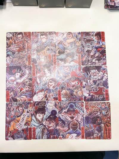 喜灰玩卡首拍第一期免佣金 - 燎原炎卡雕仙西游手绘复刻粗闪一套27张