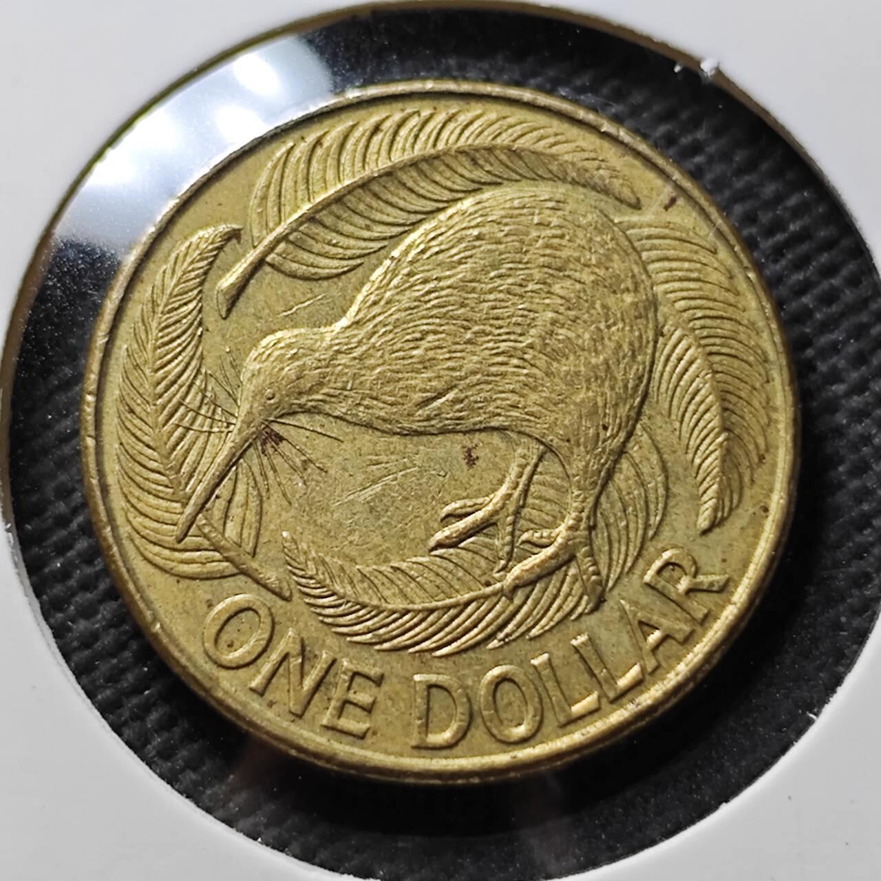 KK钱币收藏小铺 第376期  2月预留时间 周末发货  新西兰1元