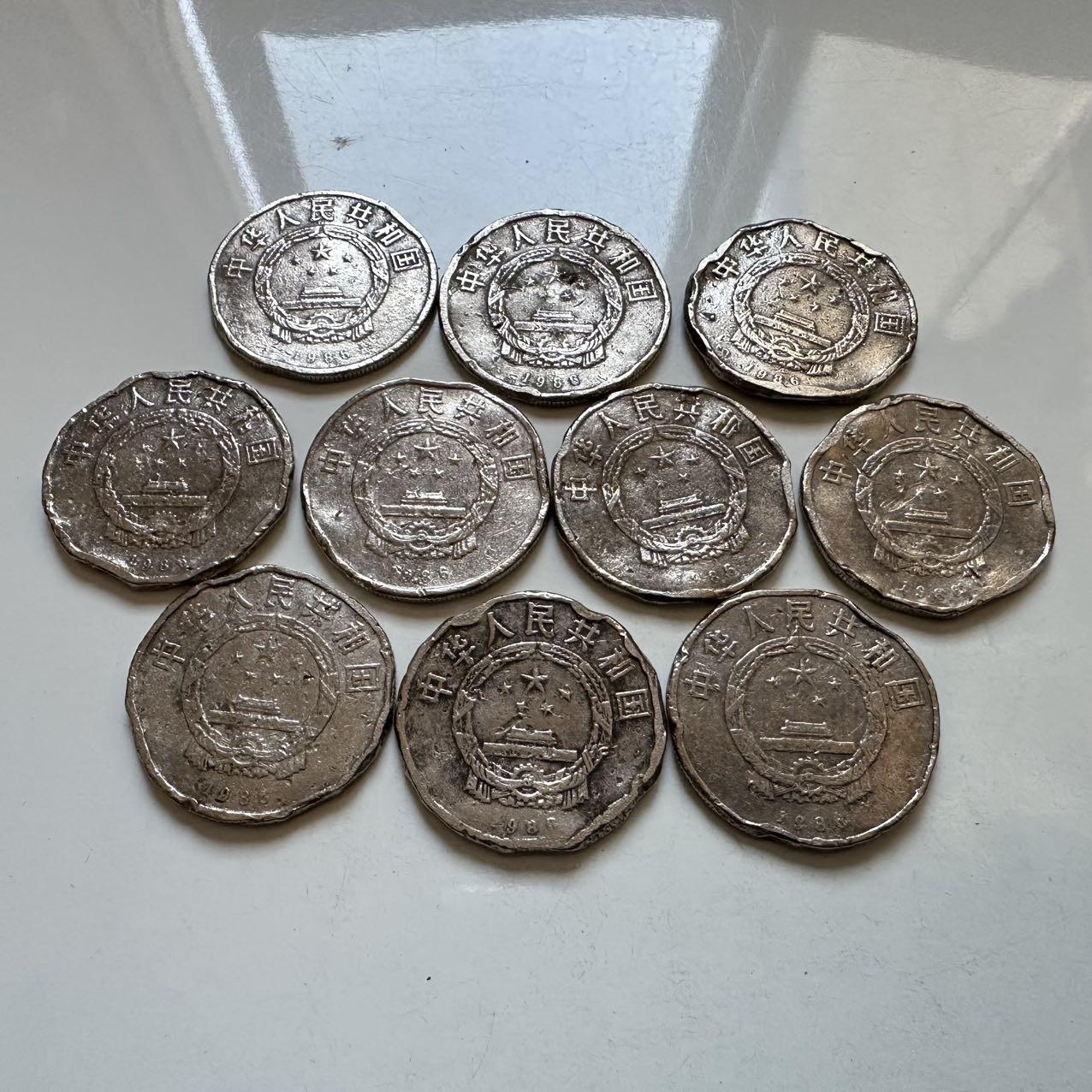 🌹外币初藏🌹🐯2025年第138场  每周二四六晚8️⃣点 接代拍 炮崩 1986年和平10枚