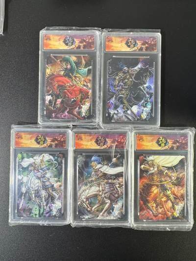 NO.17 好又多金牌大场，新店点关注不迷路！每周一站式配齐，方便凑单！（周6晚8点截拍，卖家送拍0抽成！） - 趣卡社 五虎上将 金边普卡 带官方卡砖一套