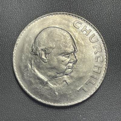 回流1208 - 英国1965年温斯顿·丘吉尔逝世1克朗纪念币