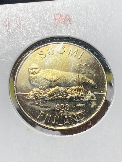 2025年第一百三十四场(总第一百六十场）外国好品纸夹散币场(免佣金) - 芬兰🇫🇮1993年5马克(M标)