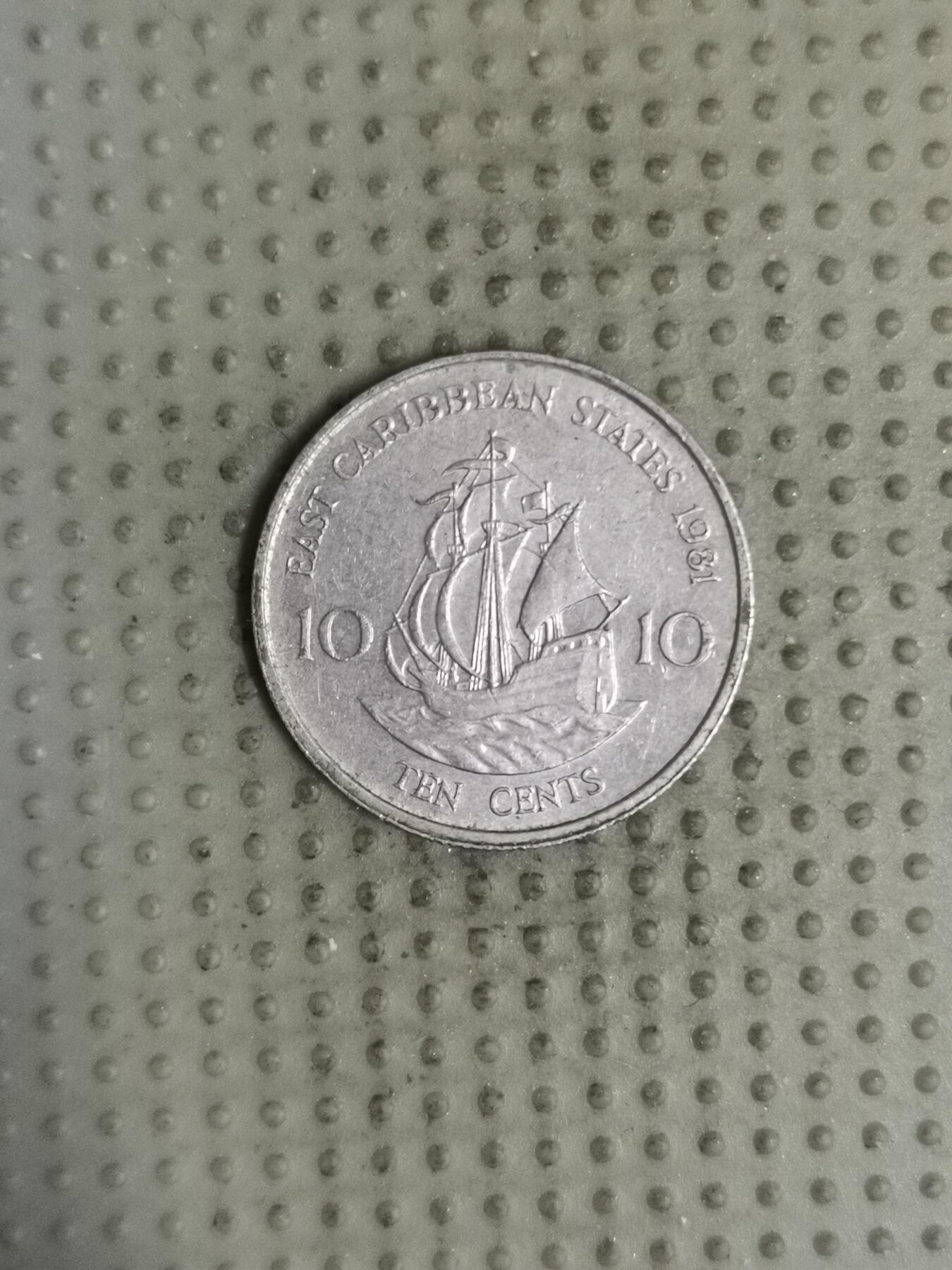 2025年第135场各国散币拍卖（总第135场） 东加勒比1981年10分