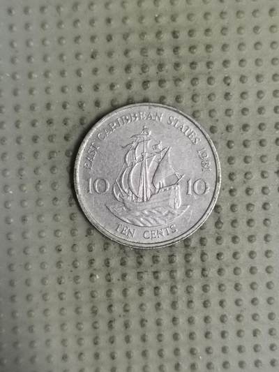 2025年第135场各国散币拍卖（总第135场） - 东加勒比1981年10分