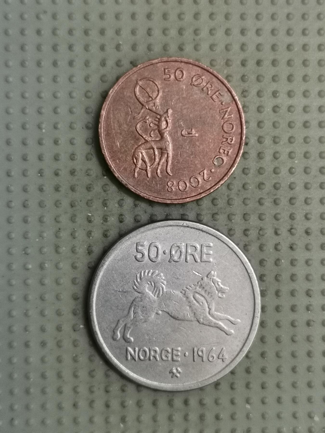 2025年第134场各国散币拍卖（总第134场） 挪威50欧尔2枚