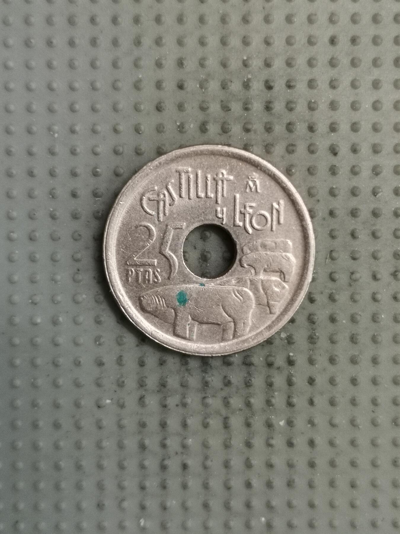 2025年第134场各国散币拍卖（总第134场） 西班牙1995年卡斯蒂利亚和莱昂25比塞塔纪念币