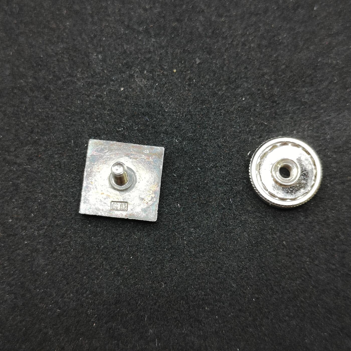 0元起拍勋章 第316期 咸鱼国勋章拍卖专场 12月7日（周日）下午6：00开始 日本四叶草徽章 纯银制