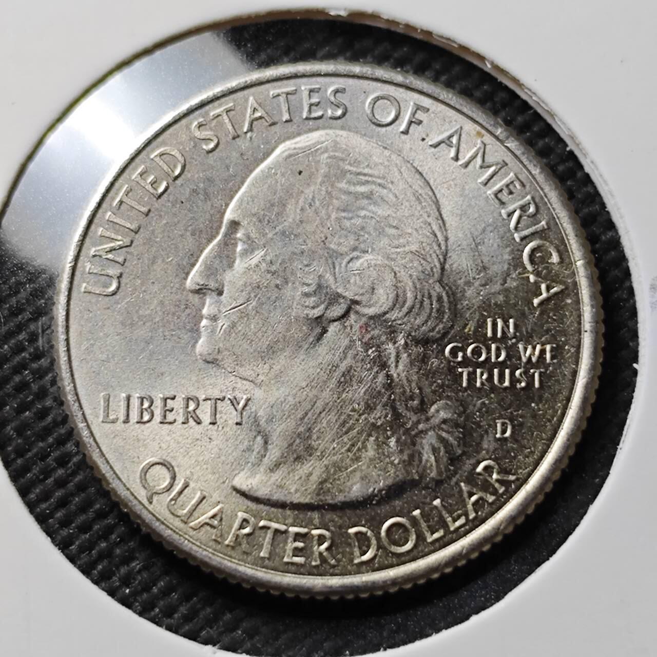 KK钱币收藏小铺 第376期  2月预留时间 周末发货  2015美国25分纪念币 好品