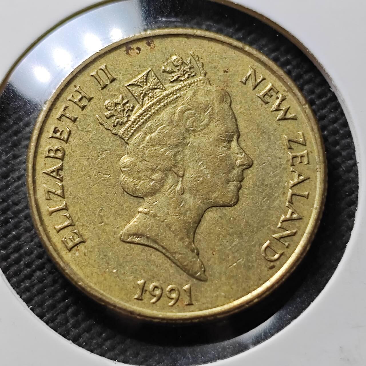 KK钱币收藏小铺 第376期  2月预留时间 周末发货  新西兰1元