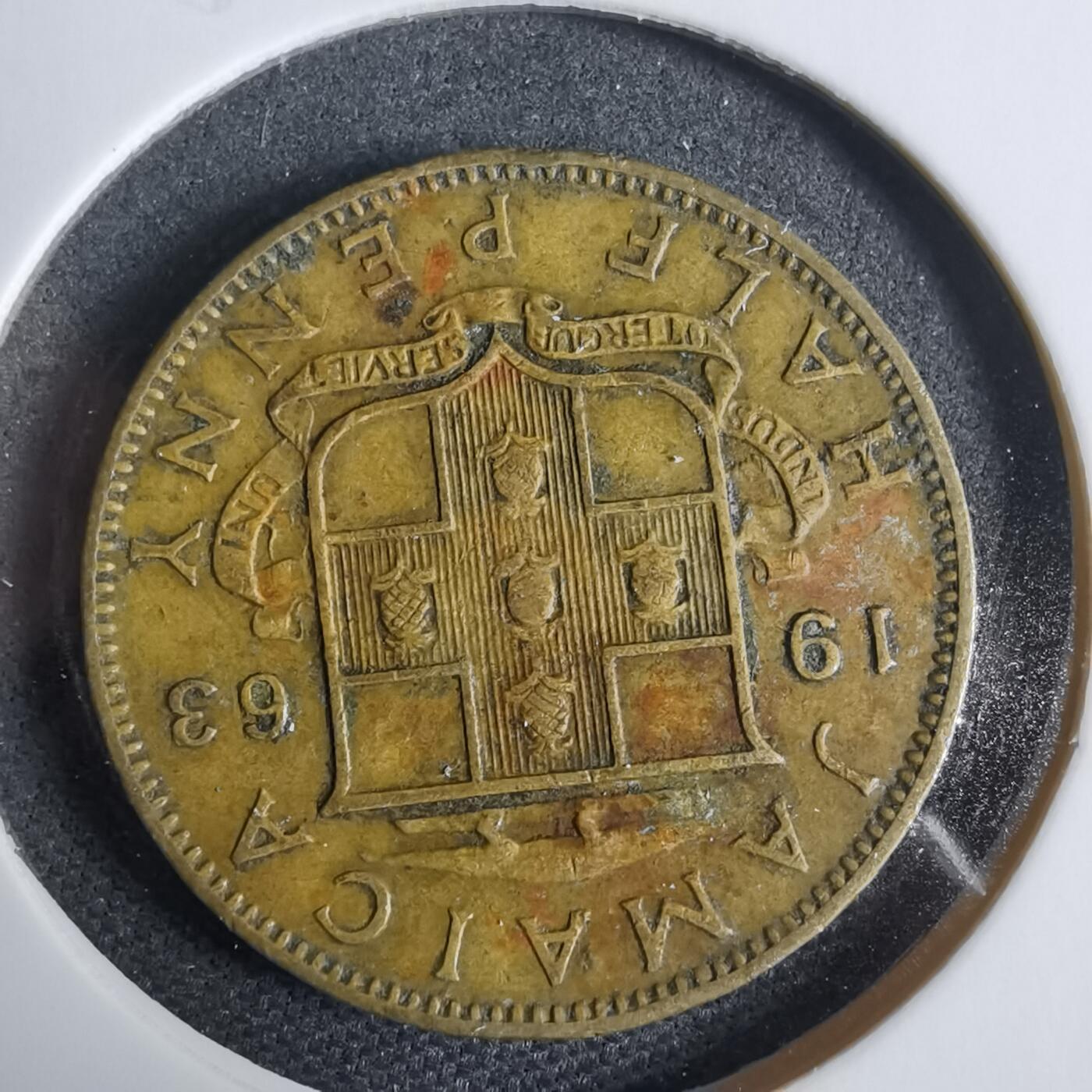 沼泽如烟--第925场 牙买加1963年半便士