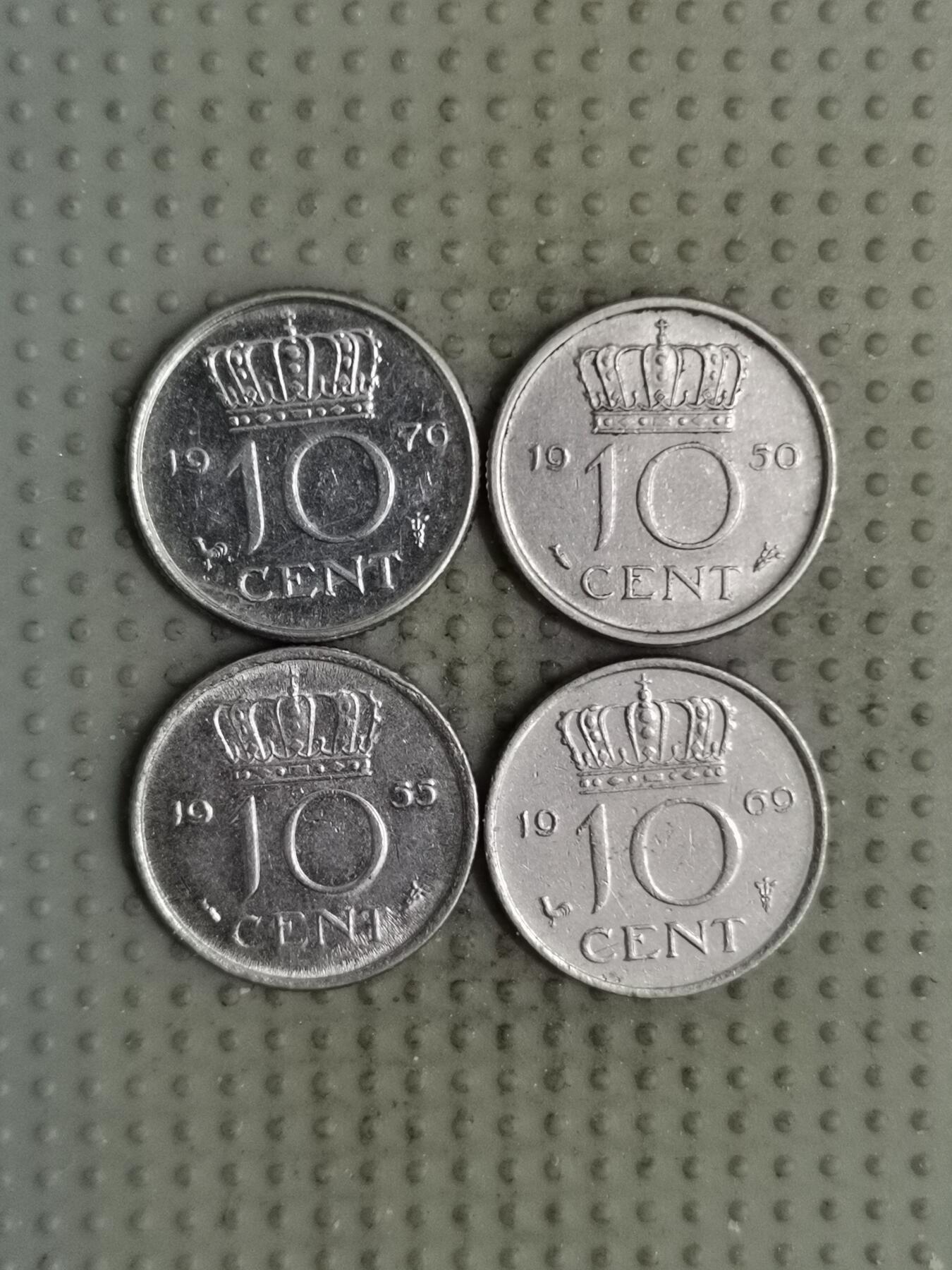 2025年第134场各国散币拍卖（总第134场） 荷兰10分4枚