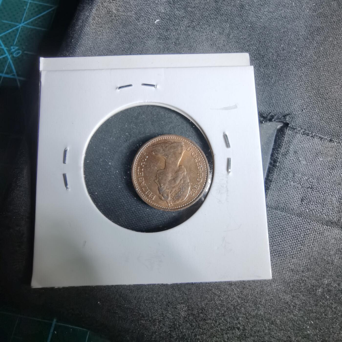 沼泽如烟--第925场 英国1982年半便士