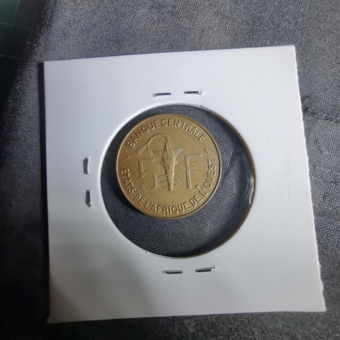 沼泽如烟--第925场 西非1968年5法郎