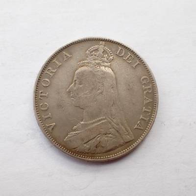 古楚泉社世界钱币专场NO.2 - 英国1889年双弗林银币