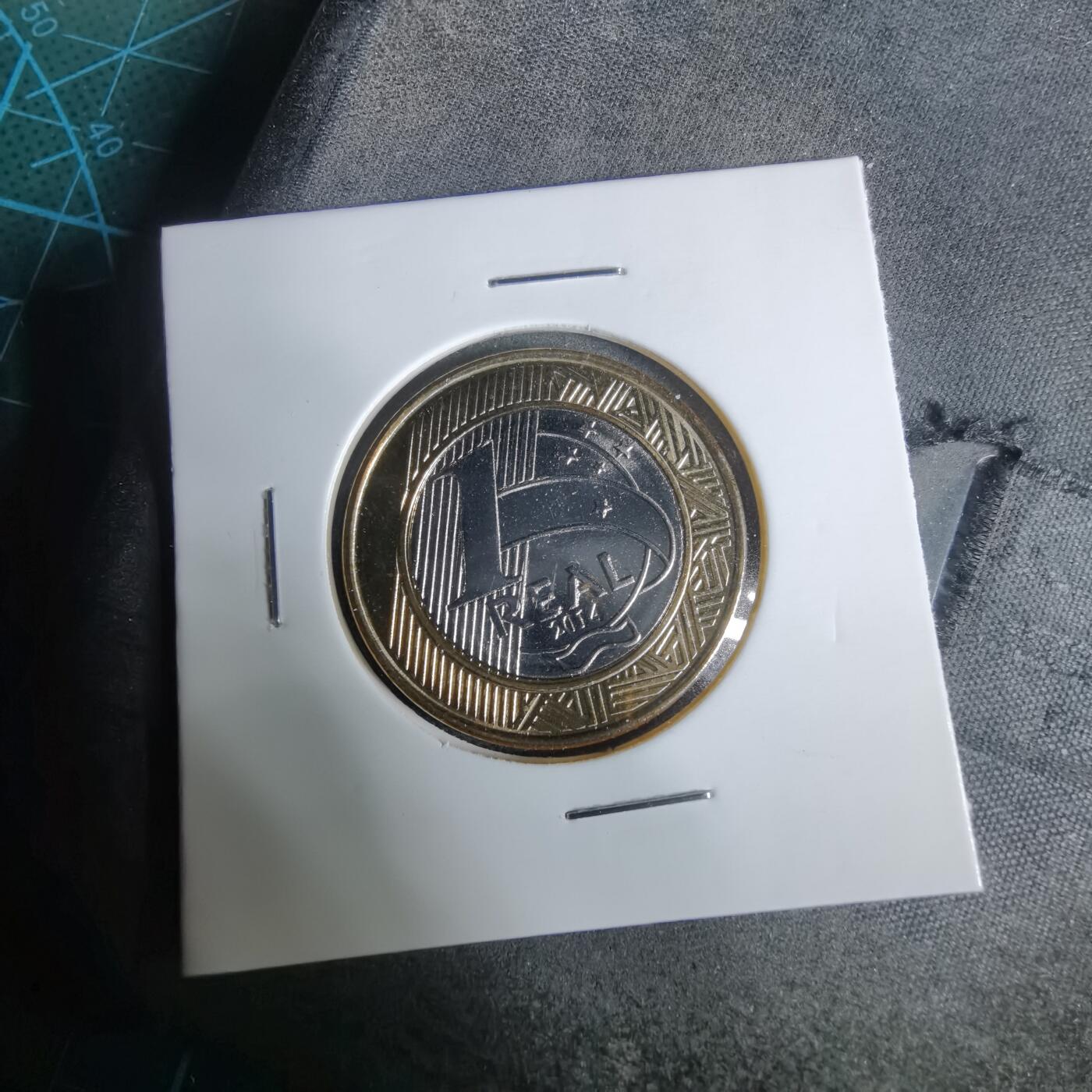 沼泽如烟--第925场 巴西2014年1瑞尔纪念币