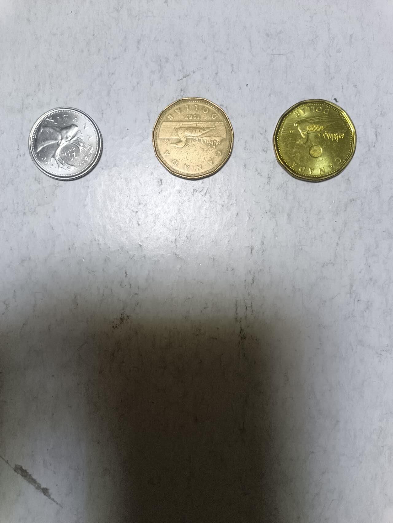 【20251211】非全新纸币和硬币第312场 加拿大2.25加元