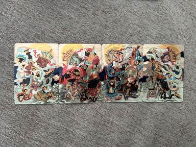 喜灰玩卡首拍第一期免佣金 - 山河潮玩心染老师四大天王光刻卡