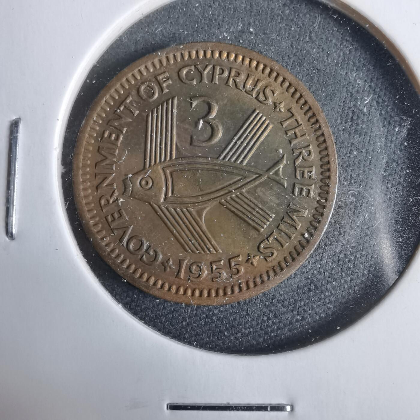 沼泽如烟--第925场 塞浦路斯1955年3米尔