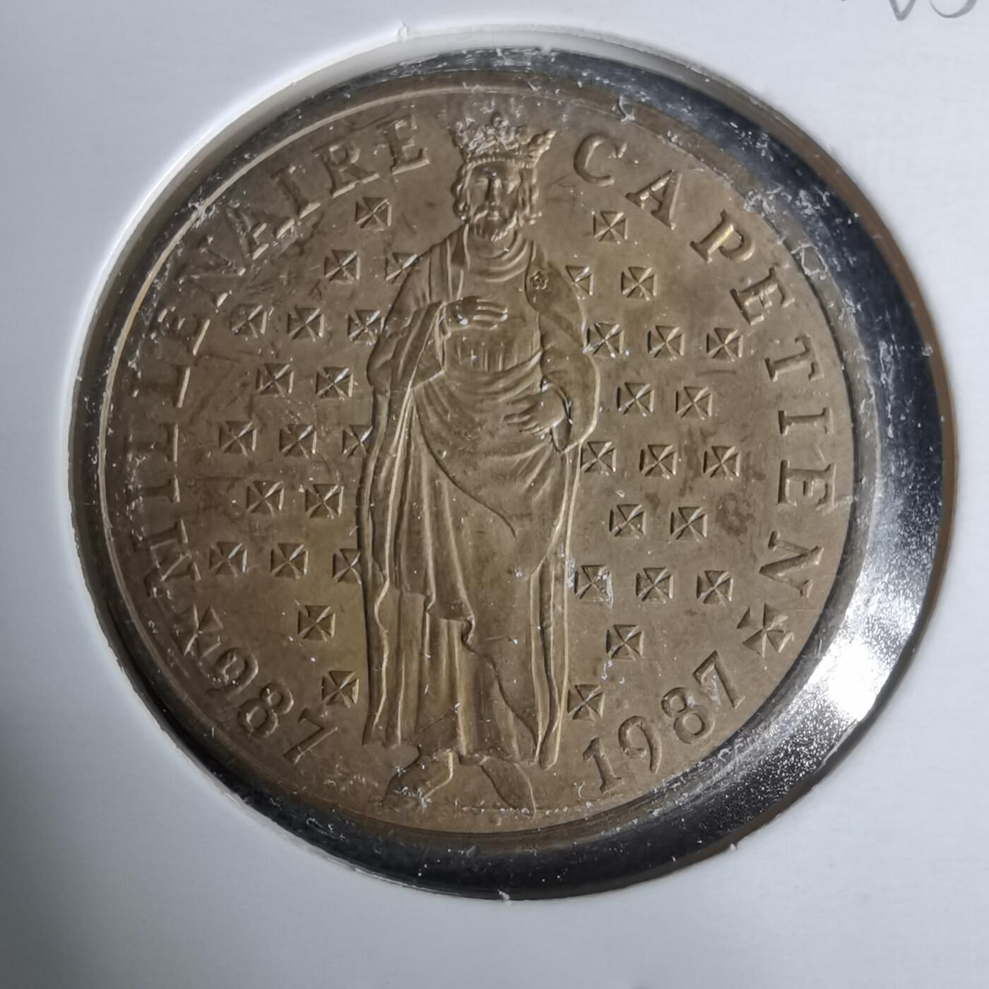 沼泽如烟--第925场 法国1987年10法郎纪念币