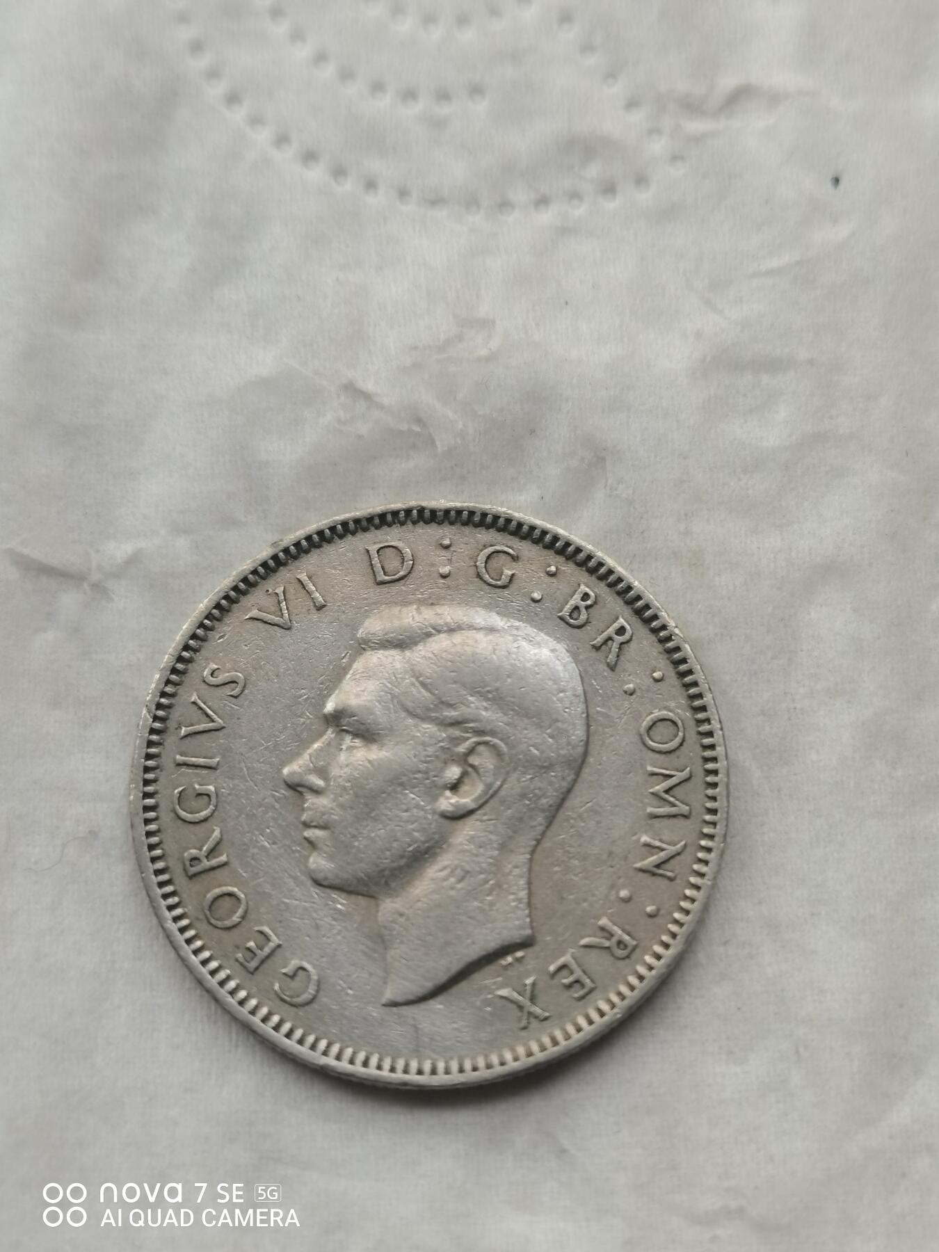 外国硬币 48年英国一先令