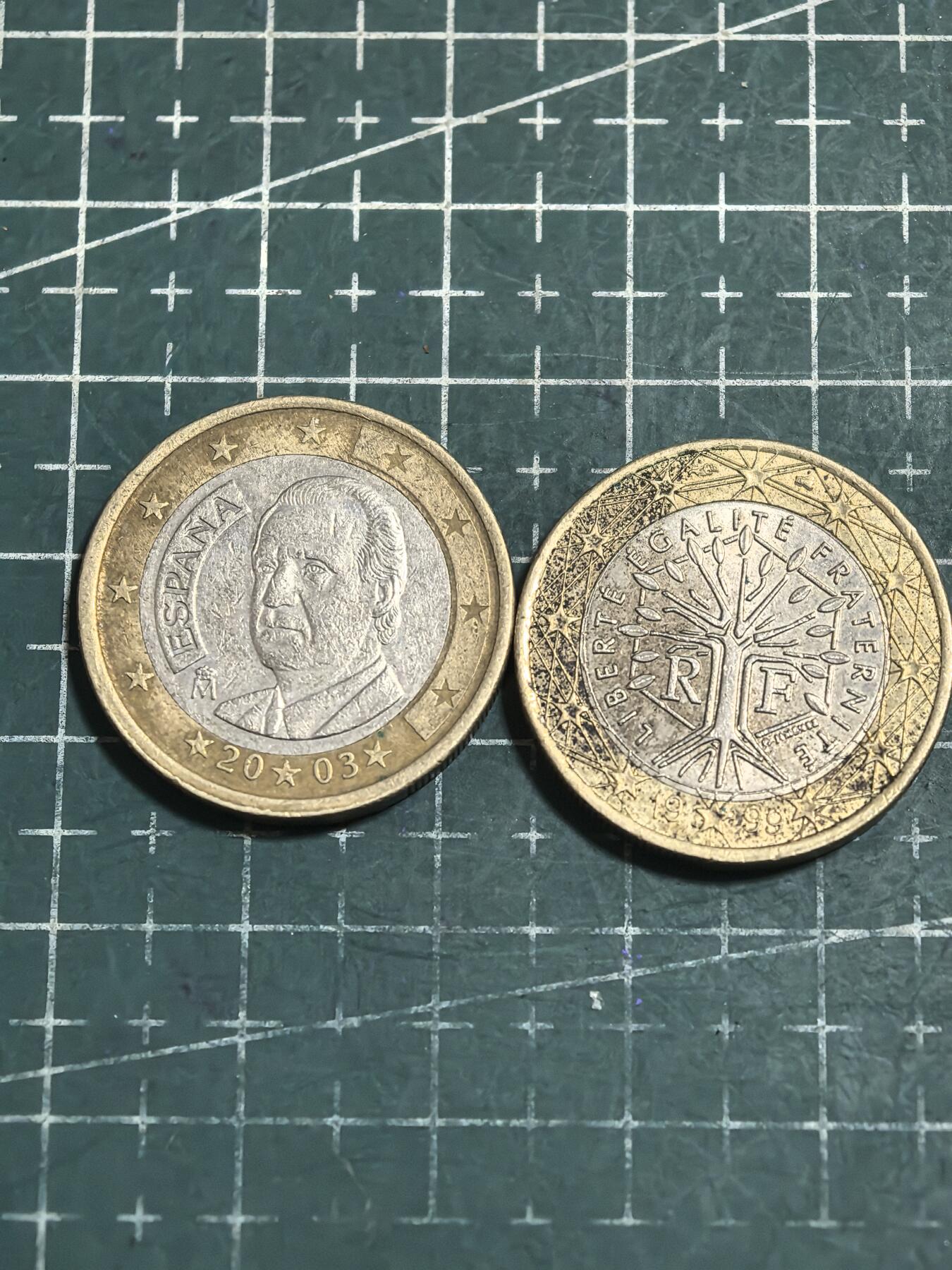 轻松集币无压力 法国西班牙1欧/组