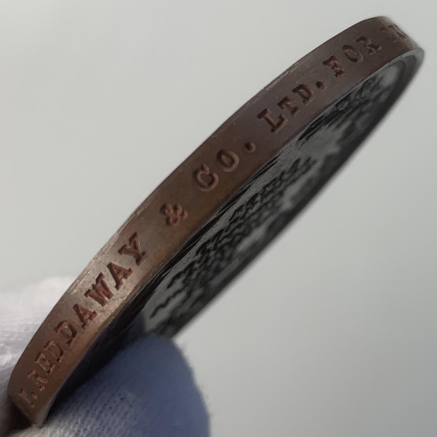 掌中浮雕-藏着的欧洲第045场 1833年英国皇家康沃尔理工学会詹姆斯·瓦特纪念铜章，45mm，42g，由皇家造币厂首席雕刻师W.Wyon设计制作，原盒