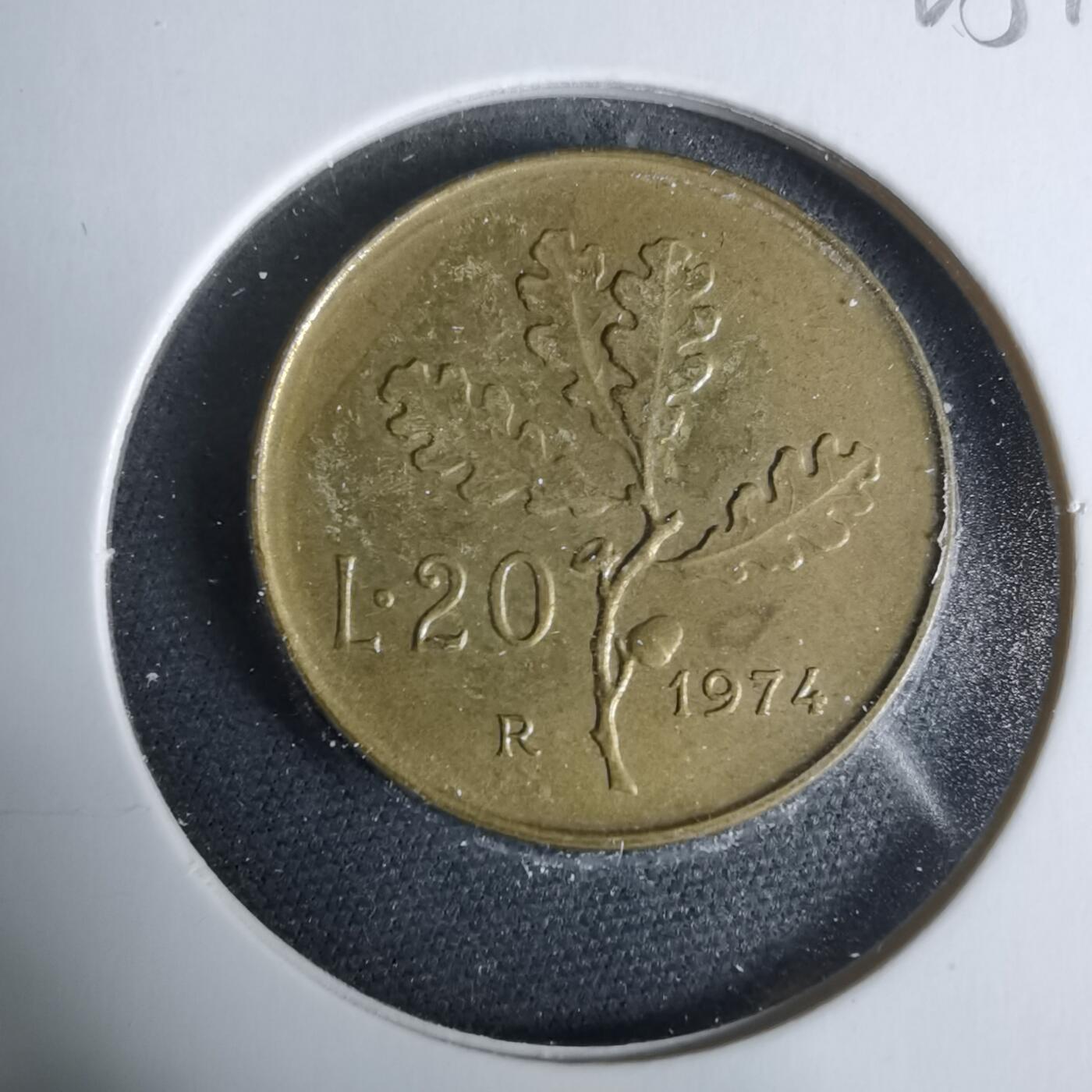 沼泽如烟--第925场 意大利1974年20里拉