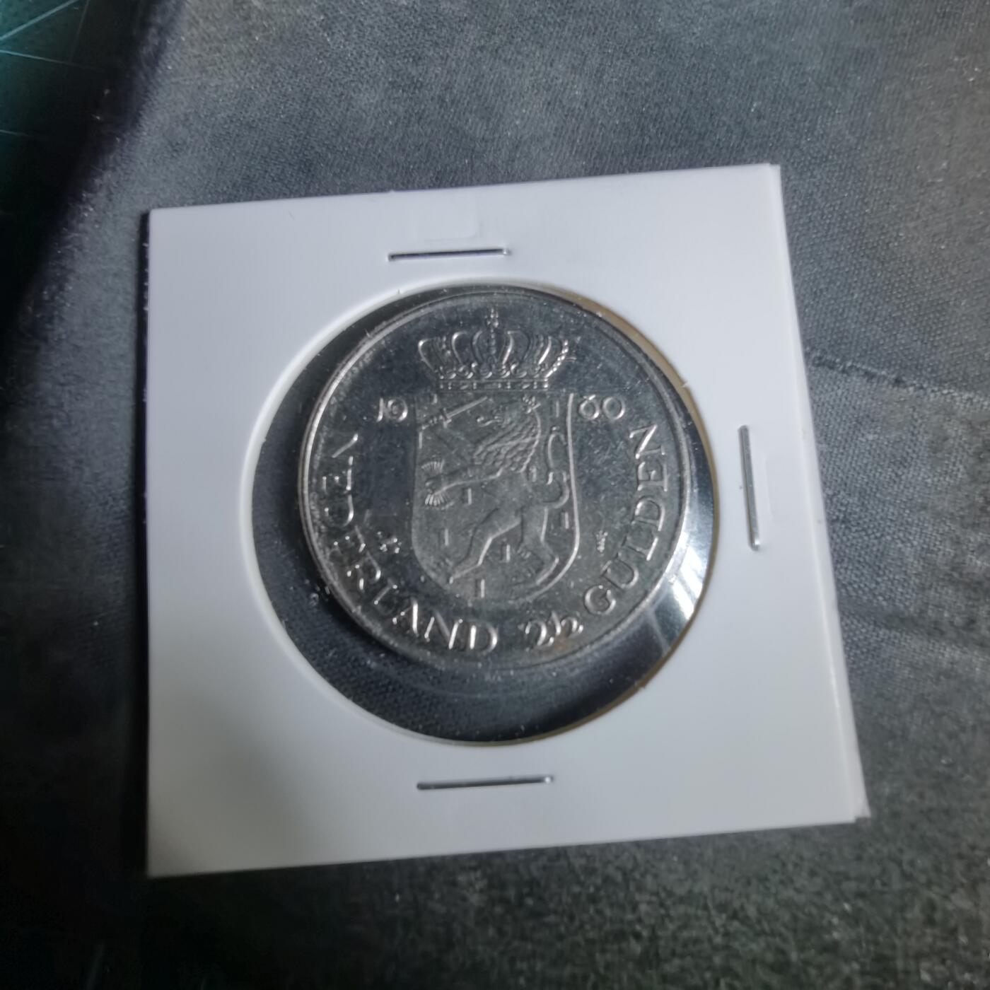 沼泽如烟--第925场 荷兰1980年2.5盾纪念币