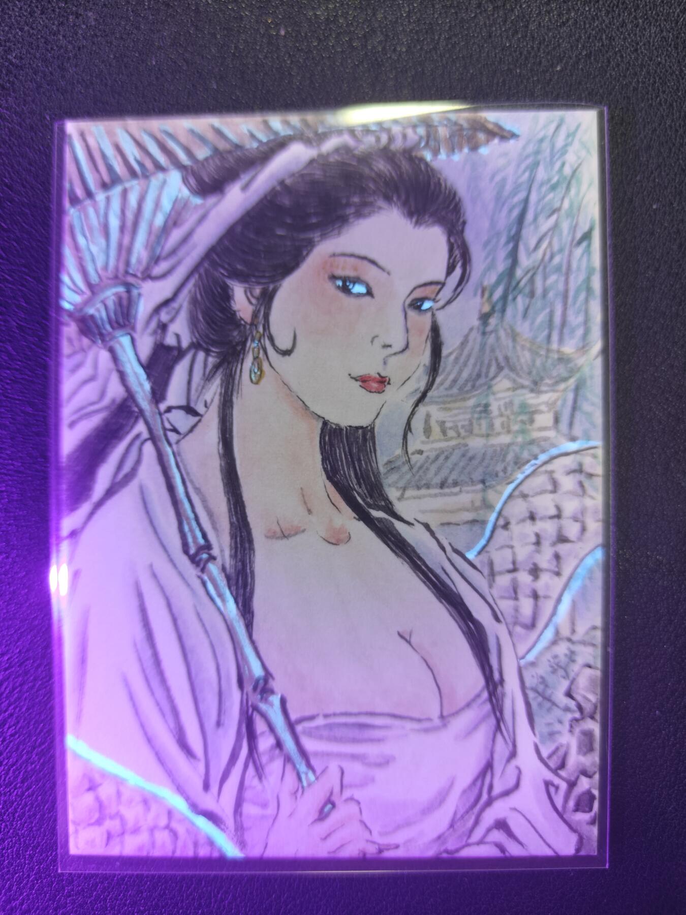 天玑星卡拍第148期《12.11周四截拍》持续收拍收评中 满赠卡需备注 【手绘卡】张先军 白素贞 小青 卡背题字