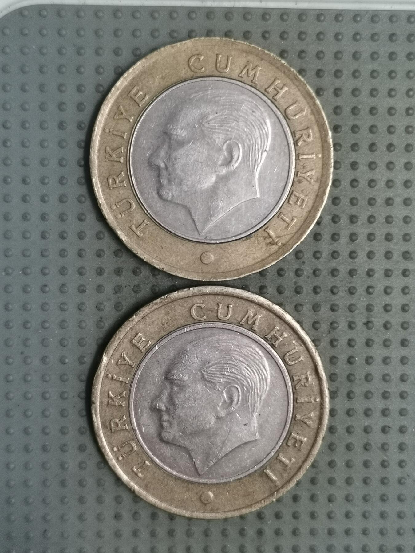 2025年第135场各国散币拍卖（总第135场） 土耳其1里拉2枚