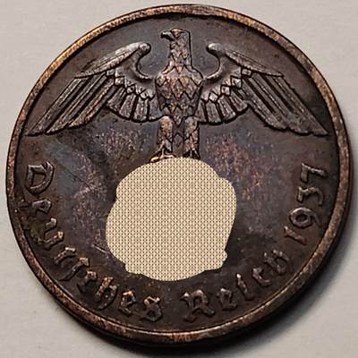 布加迪🐬～世界钱币(上海)🌾第 270 期 /  各国套币和散币 - 德国🇩🇪 1937年 2芬尼