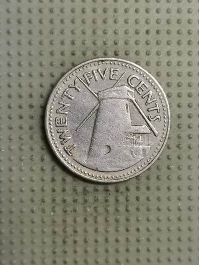 2025年第135场各国散币拍卖（总第135场） - 巴巴多斯1973年25分