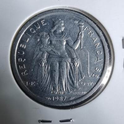 沼泽如烟--第925场 - 法属波利尼西亚1987年2法郎